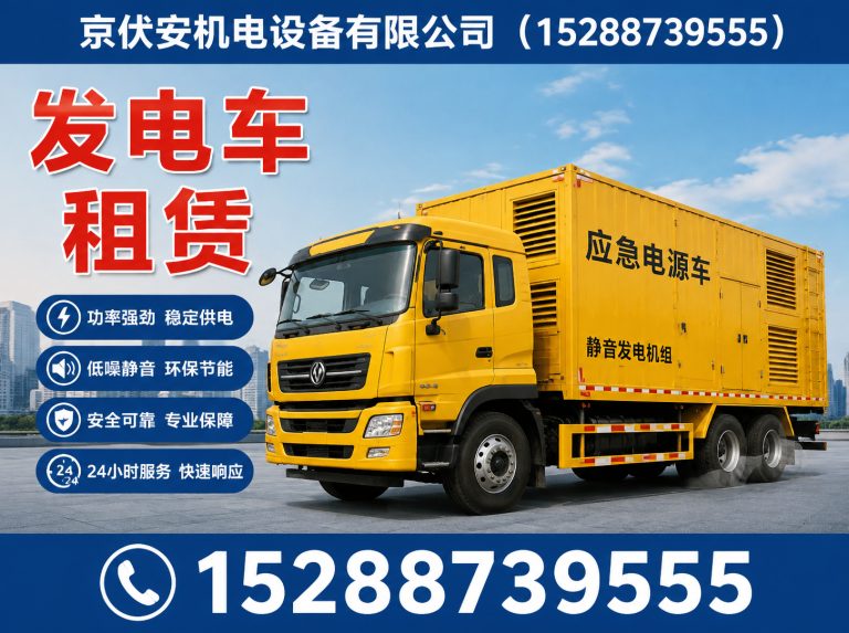 襄阳发电车出租展示图